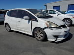 2009 Honda Fit Sport White vin: JHMGE88449S042922