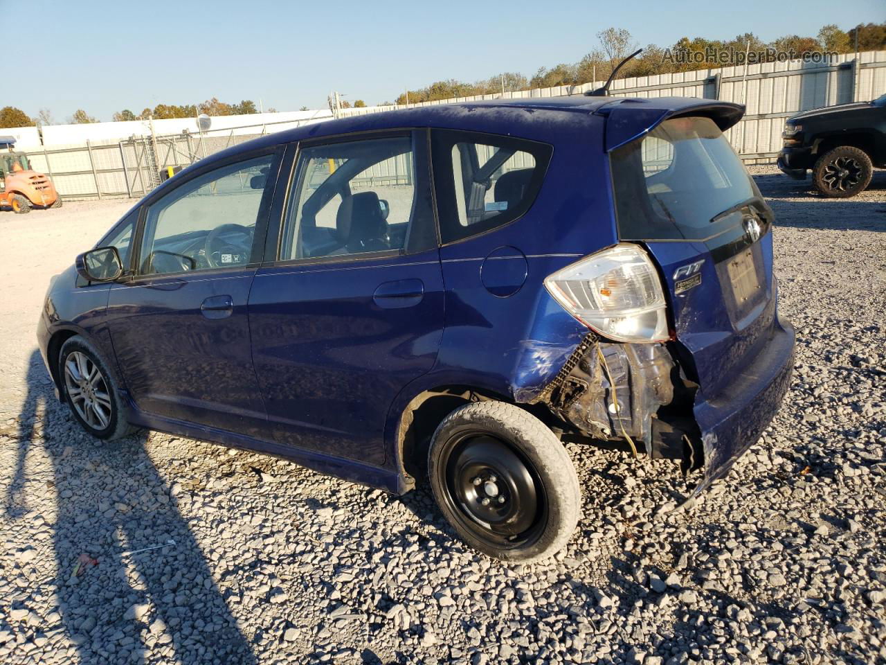 2009 Honda Fit Sport Blue vin: JHMGE88449S044718