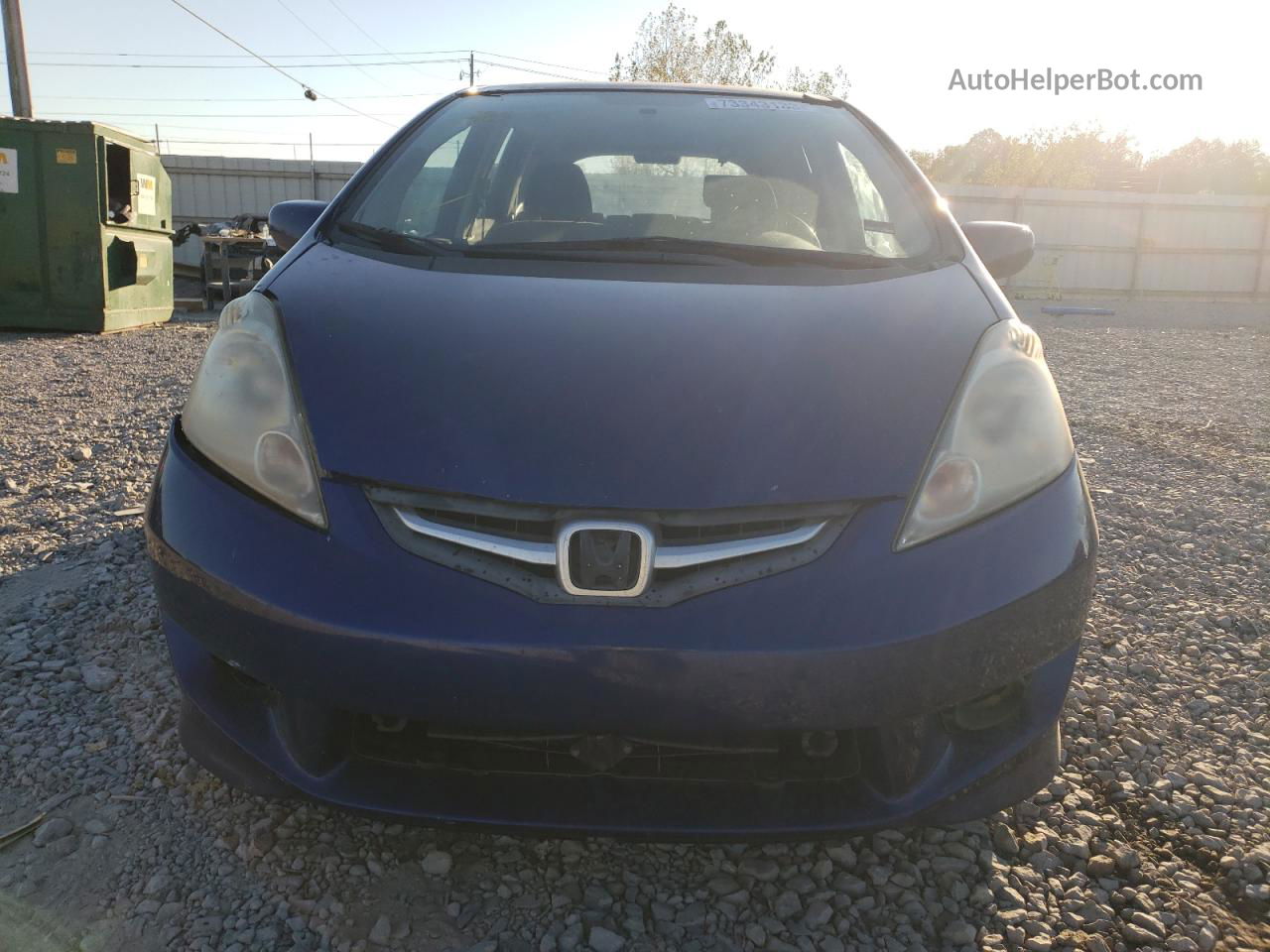 2009 Honda Fit Sport Blue vin: JHMGE88449S044718