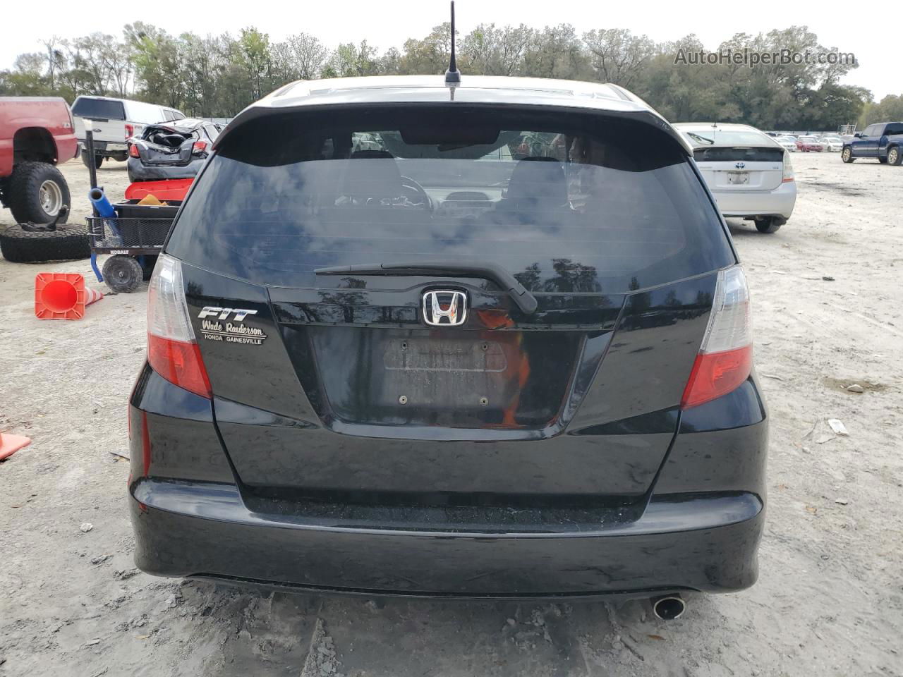 2009 Honda Fit Sport Black vin: JHMGE88449S055329