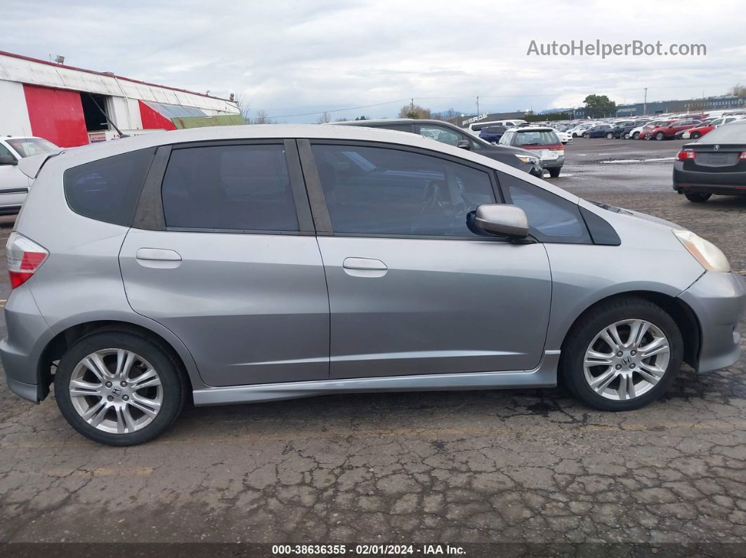 2009 Honda Fit Sport Gray vin: JHMGE88449S064399