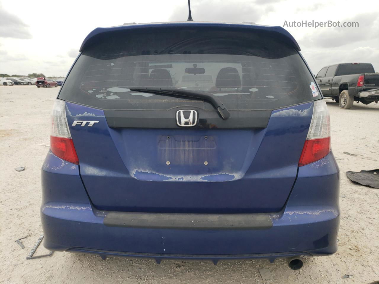 2009 Honda Fit Sport Blue vin: JHMGE88459S011775