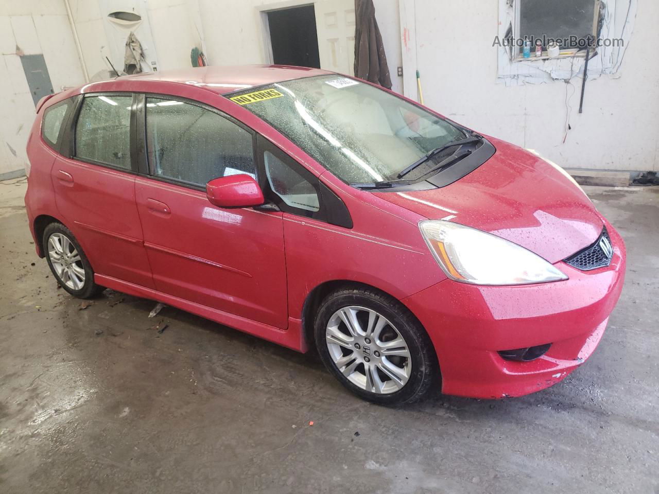 2009 Honda Fit Sport Red vin: JHMGE88459S030245