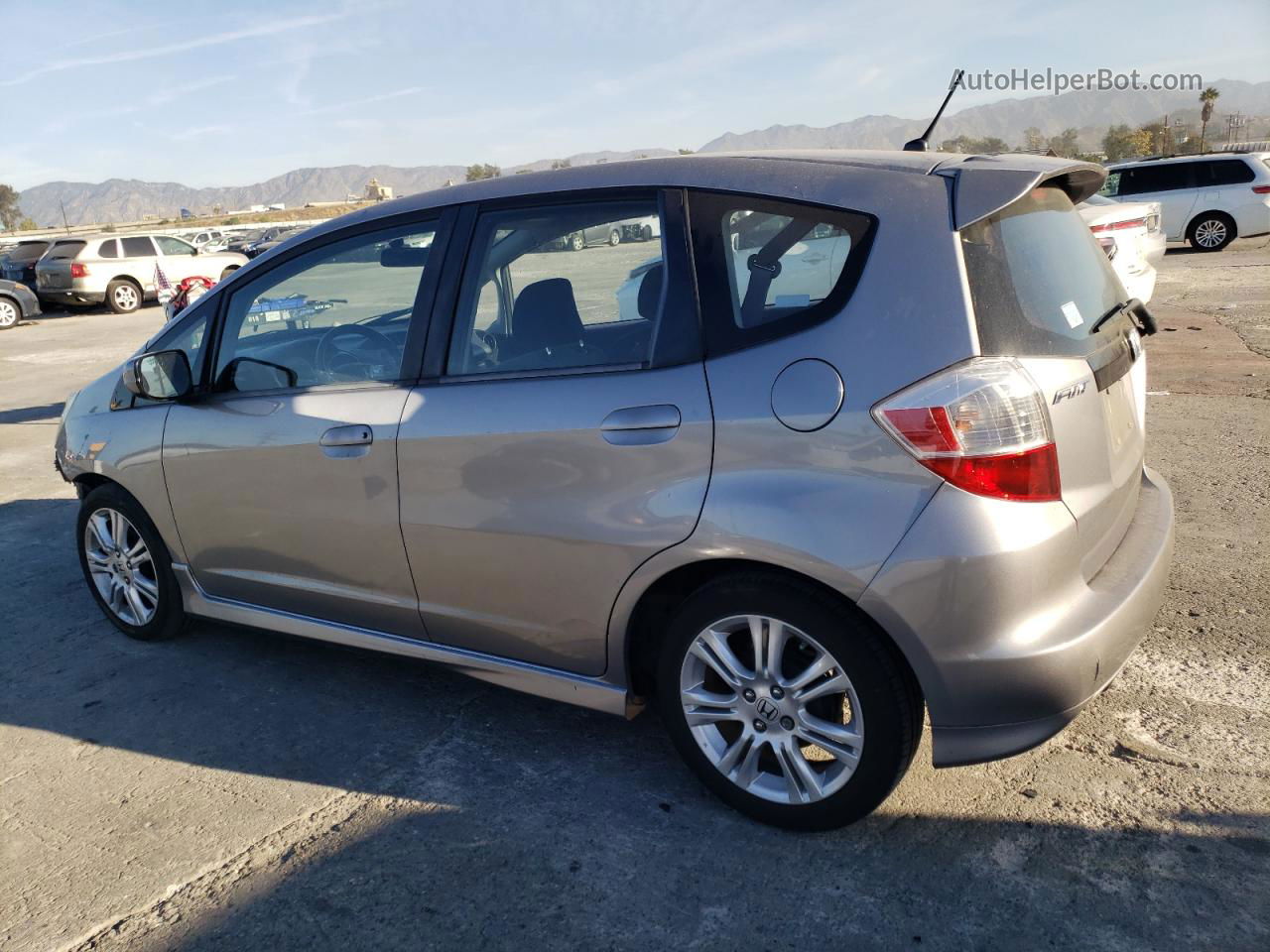 2009 Honda Fit Sport Silver vin: JHMGE88459S034666