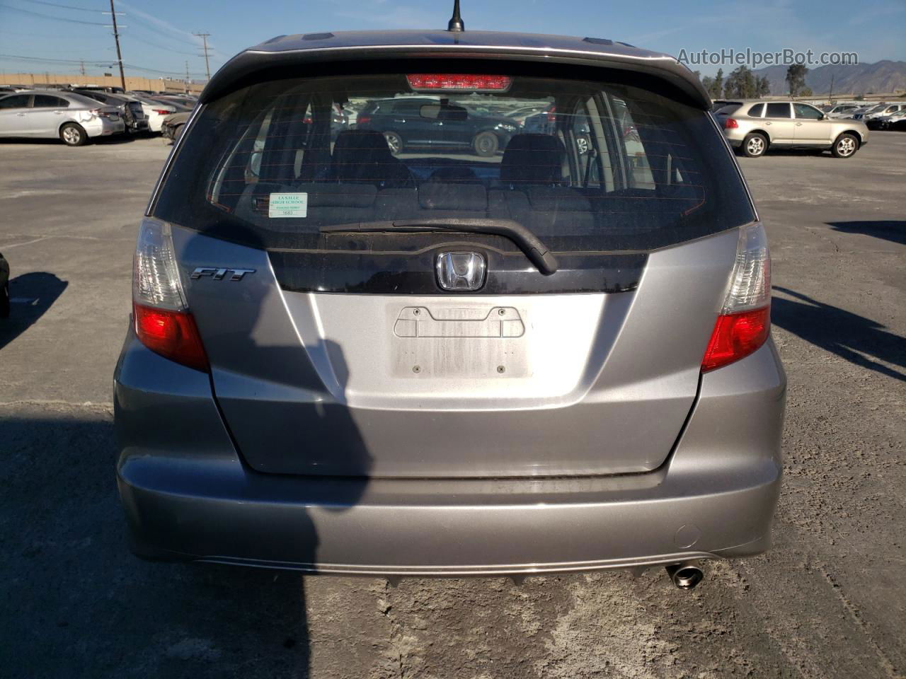 2009 Honda Fit Sport Silver vin: JHMGE88459S034666