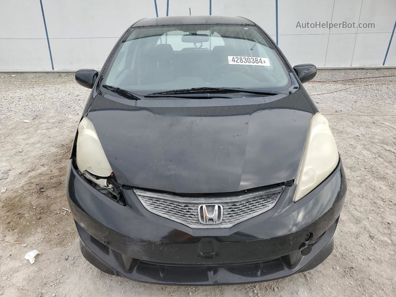 2009 Honda Fit Sport Черный vin: JHMGE88459S065402