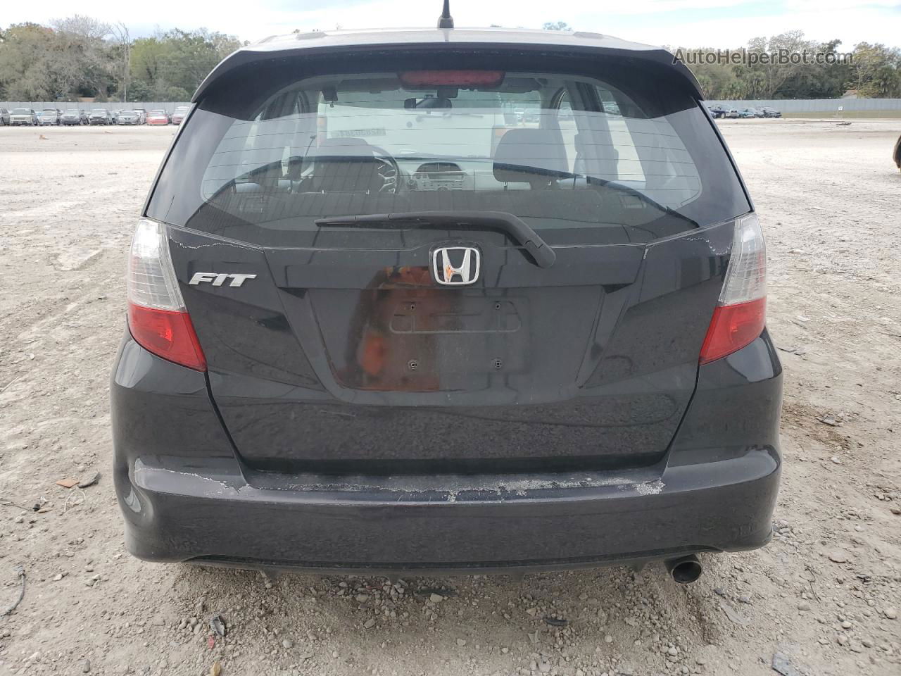 2009 Honda Fit Sport Black vin: JHMGE88459S065402