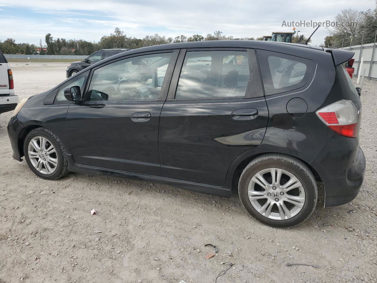 2009 Honda Fit Sport Черный vin: JHMGE88459S065402