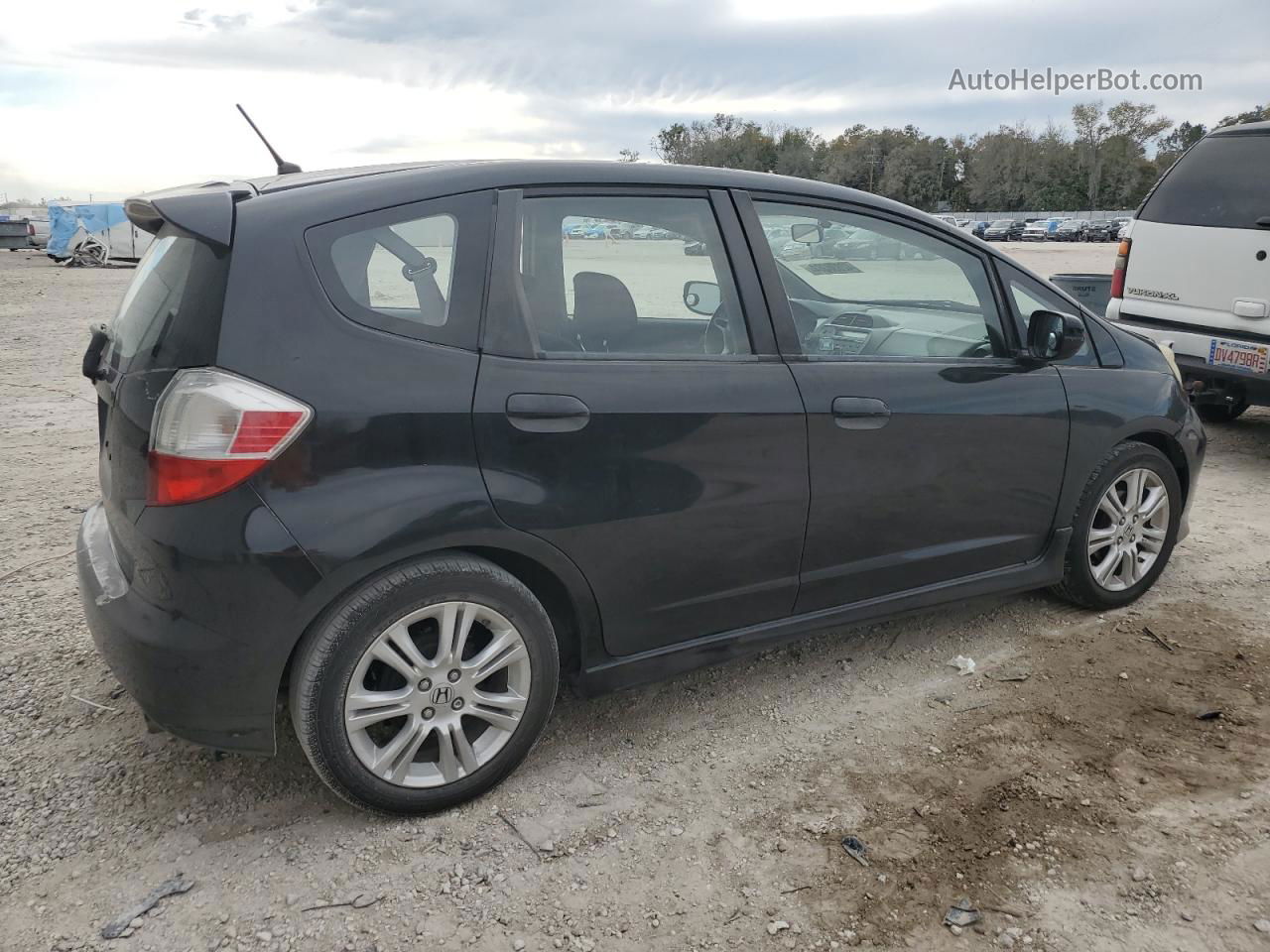 2009 Honda Fit Sport Черный vin: JHMGE88459S065402