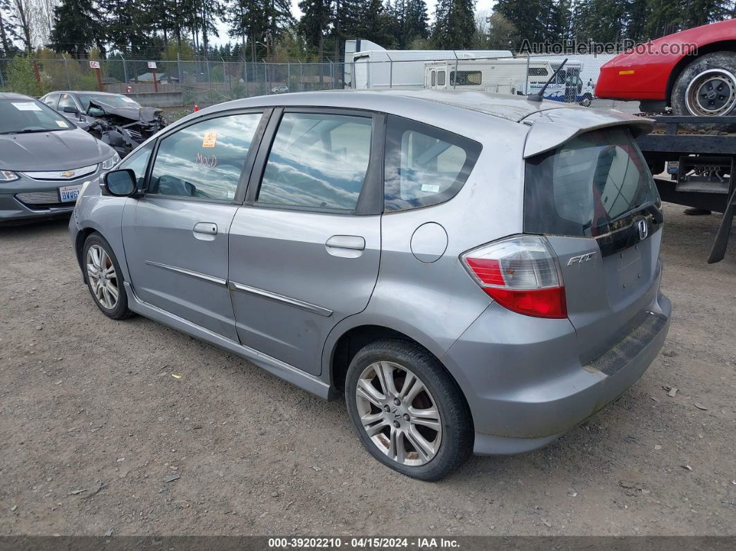 2009 Honda Fit Sport Silver vin: JHMGE88469S001434