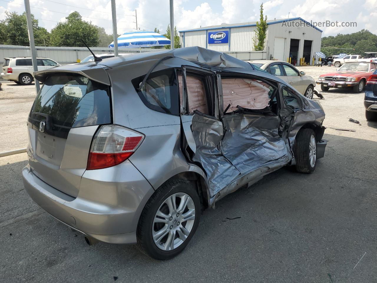 2009 Honda Fit Sport Silver vin: JHMGE88469S013762