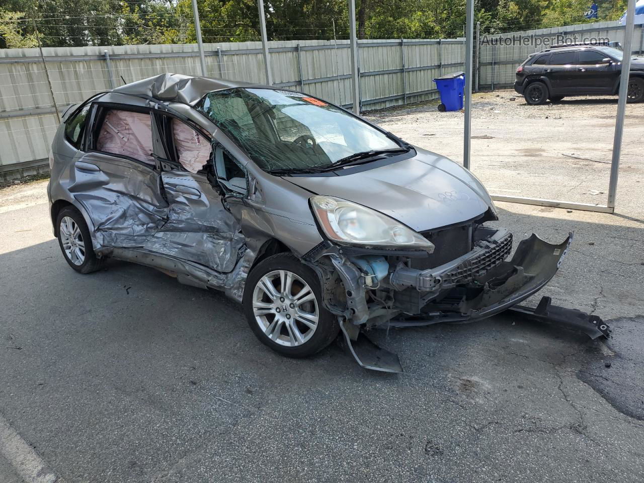 2009 Honda Fit Sport Silver vin: JHMGE88469S013762