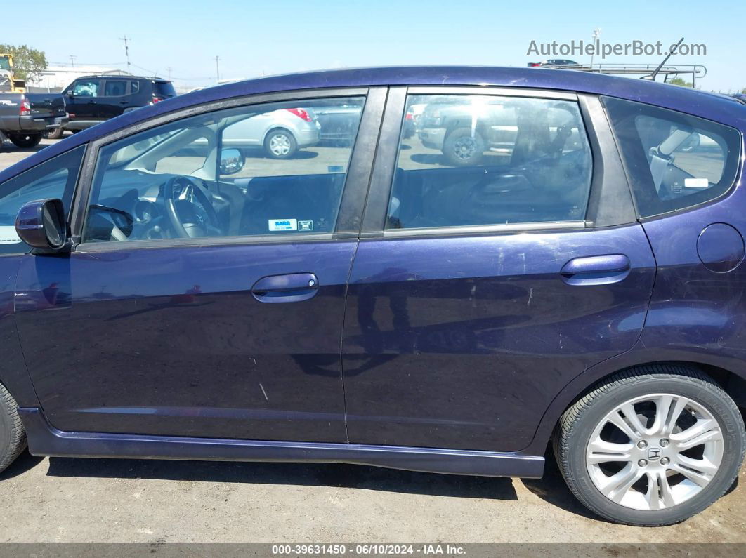 2009 Honda Fit Sport Purple vin: JHMGE88469S019139