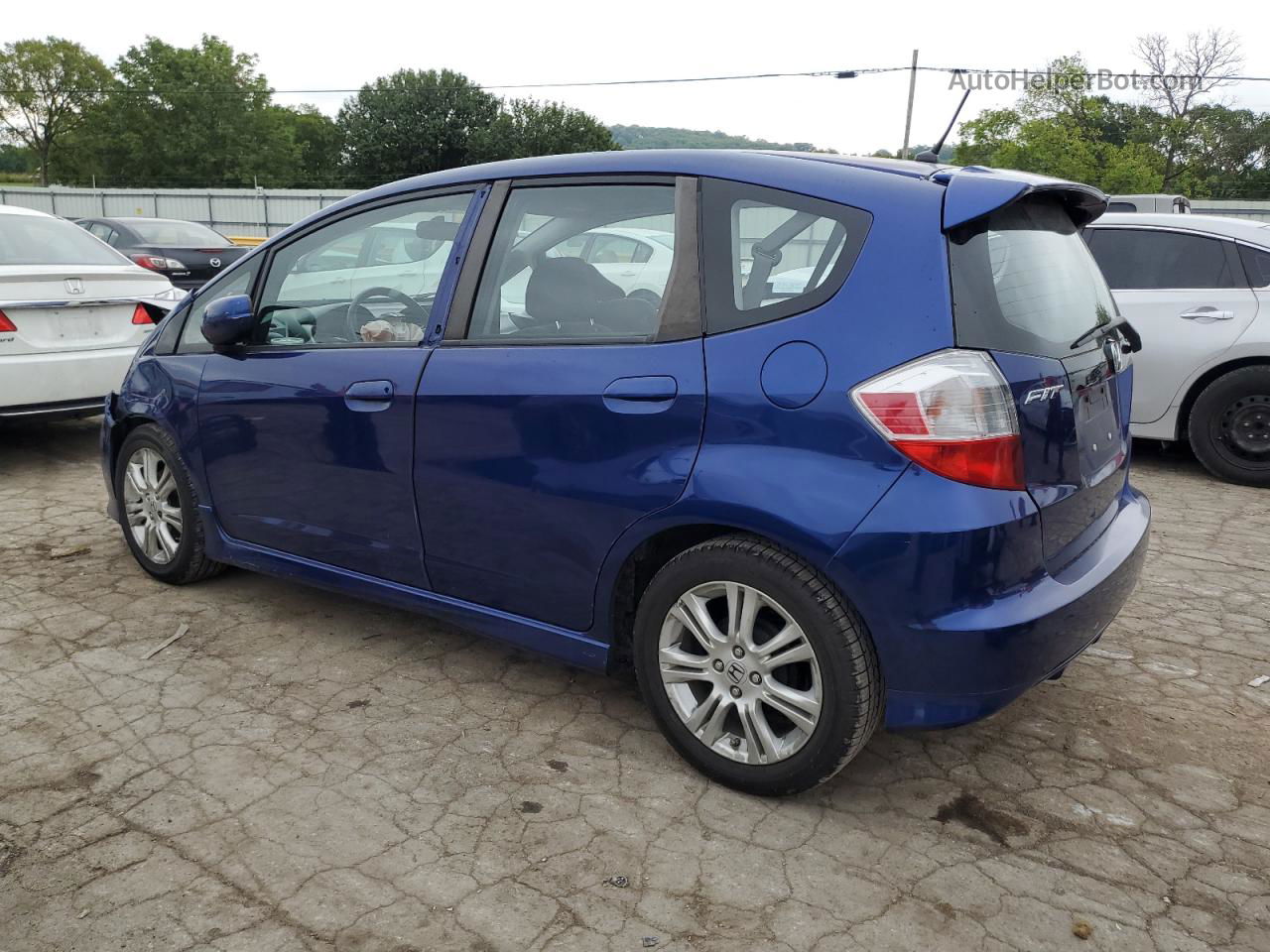 2009 Honda Fit Sport Blue vin: JHMGE88469S023885