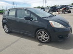 2009 Honda Fit Sport Black vin: JHMGE88469S038404