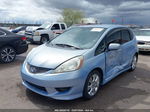 2009 Honda Fit Sport Light Blue vin: JHMGE88469S060046