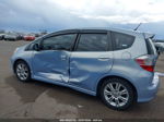 2009 Honda Fit Sport Light Blue vin: JHMGE88469S060046