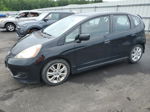 2009 Honda Fit Sport Black vin: JHMGE88479S003807