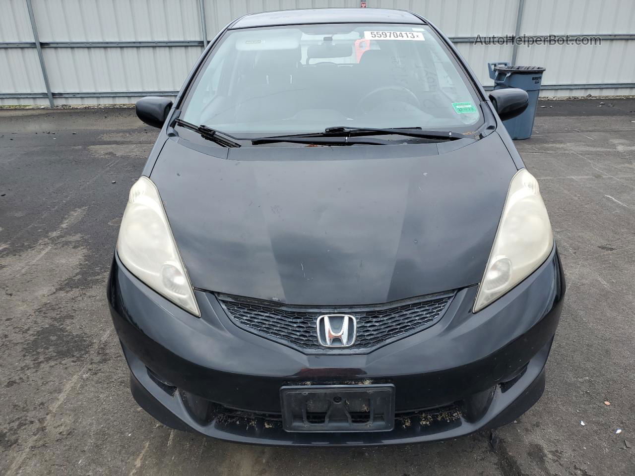 2009 Honda Fit Sport Black vin: JHMGE88479S003807