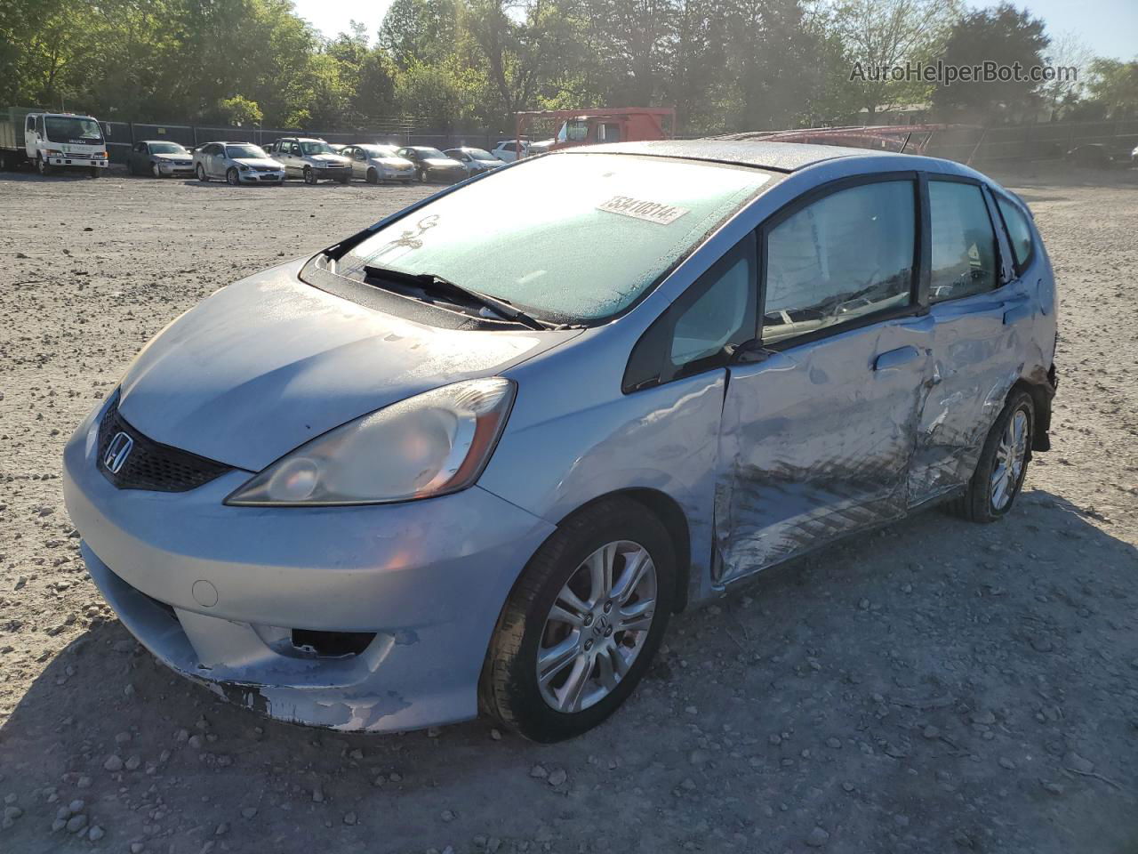 2009 Honda Fit Sport Teal vin: JHMGE88479S003953