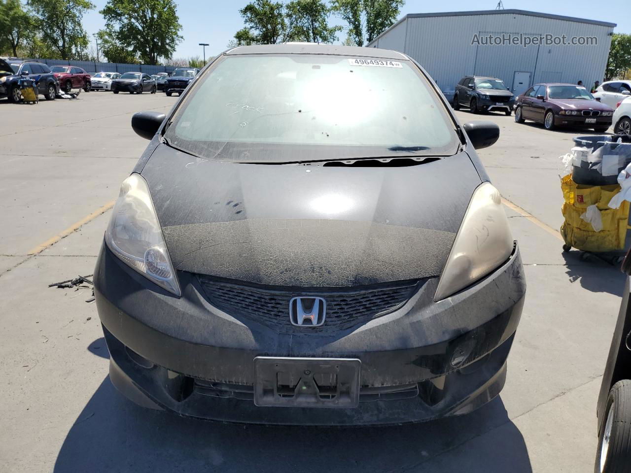 2009 Honda Fit Sport Black vin: JHMGE88479S006853