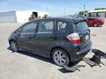 2009 Honda Fit Sport Black vin: JHMGE88479S006853