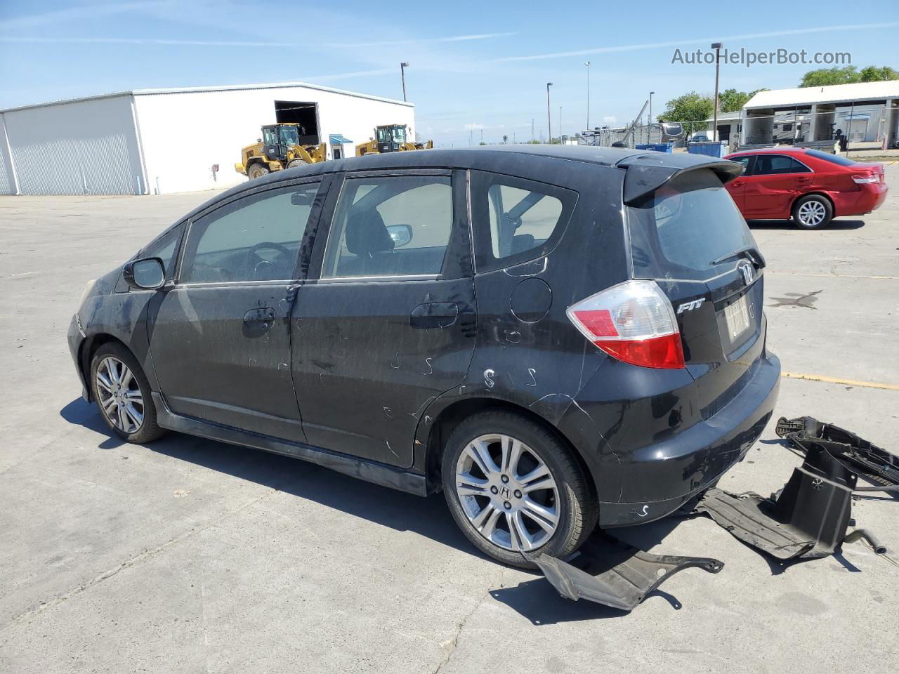 2009 Honda Fit Sport Black vin: JHMGE88479S006853