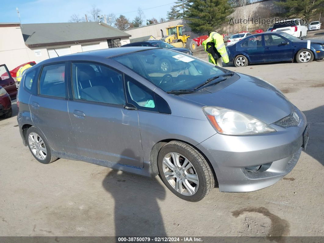 2009 Honda Fit Sport Silver vin: JHMGE88479S023748