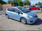 2009 Honda Fit Sport Light Blue vin: JHMGE88479S031638