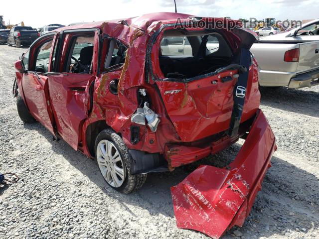 2009 Honda Fit Sport Red vin: JHMGE88479S033793