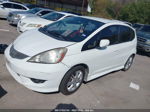 2009 Honda Fit Sport White vin: JHMGE88479S047774