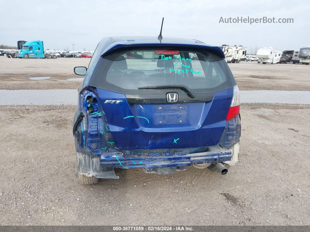 2009 Honda Fit Sport Blue vin: JHMGE88479S062212