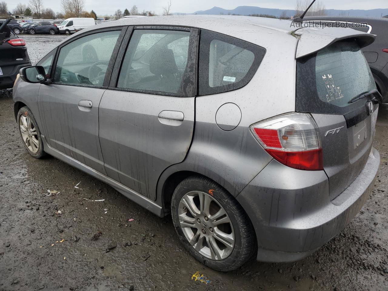 2009 Honda Fit Sport Gray vin: JHMGE88479S072920