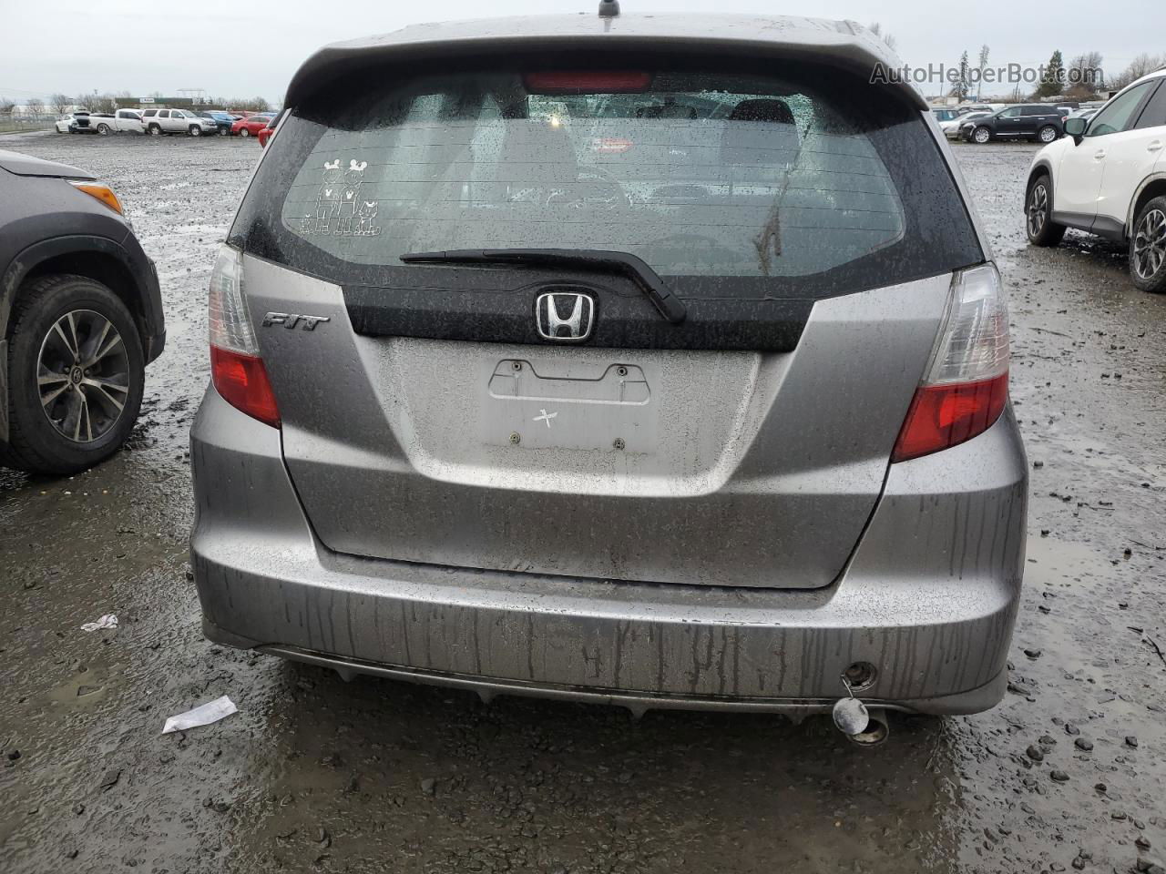 2009 Honda Fit Sport Gray vin: JHMGE88479S072920