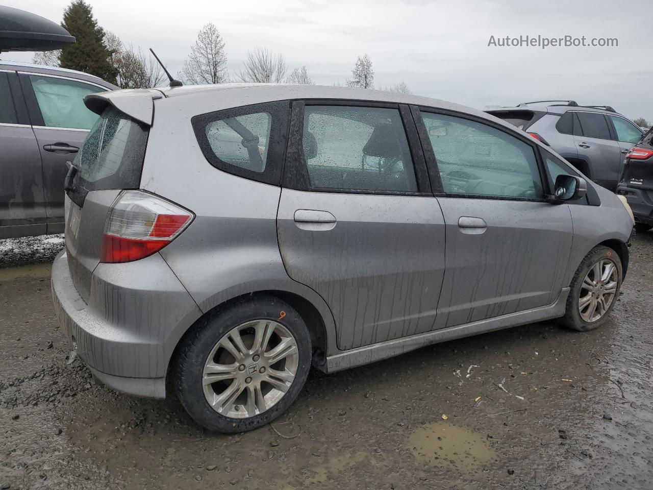 2009 Honda Fit Sport Gray vin: JHMGE88479S072920