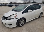 2009 Honda Fit Sport White vin: JHMGE88479S073856