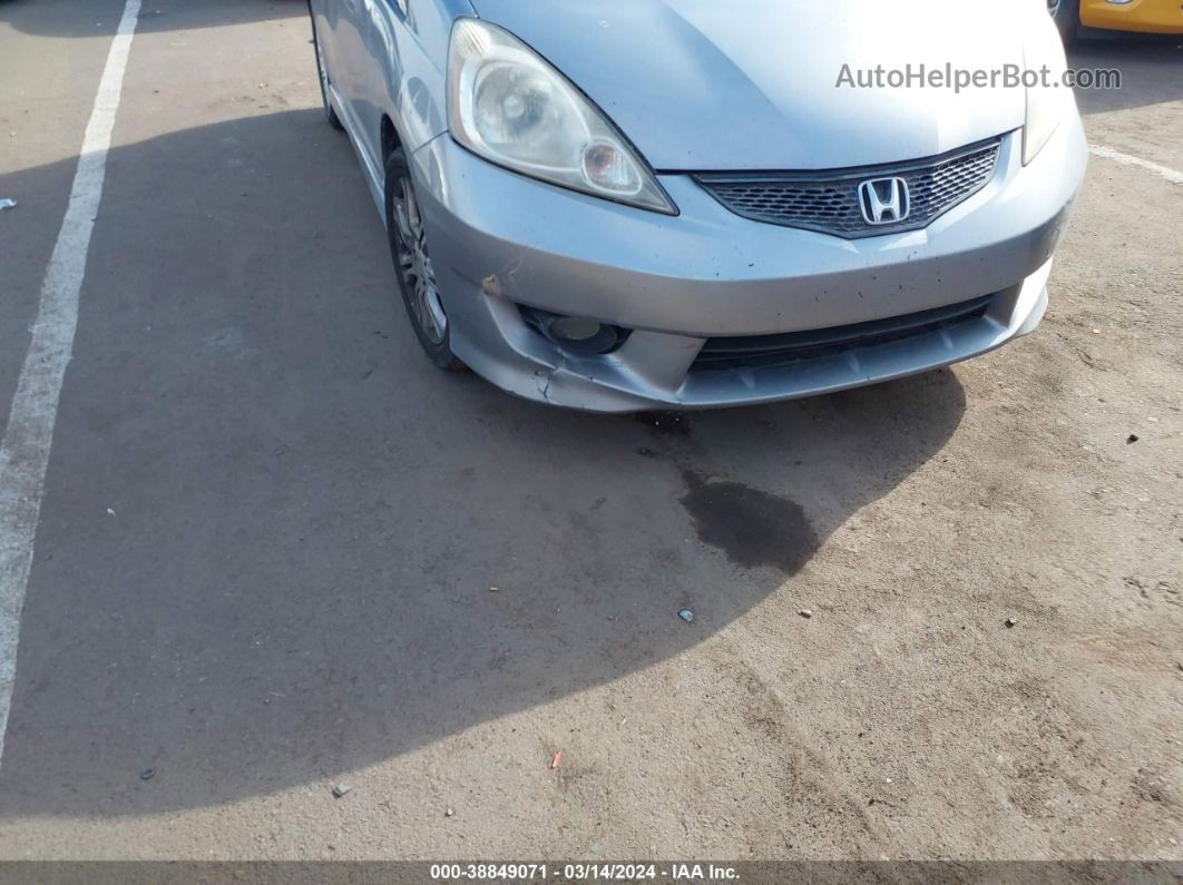 2009 Honda Fit Sport Серебряный vin: JHMGE88489S001581