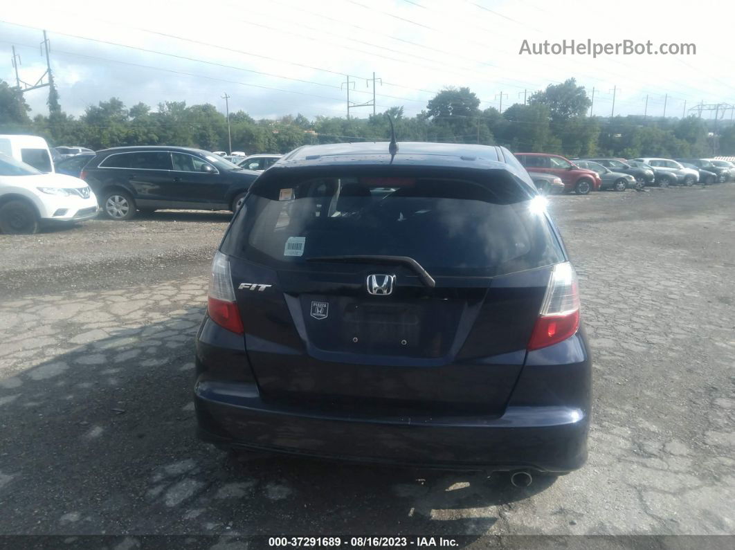 2009 Honda Fit Sport Blue vin: JHMGE88489S011205