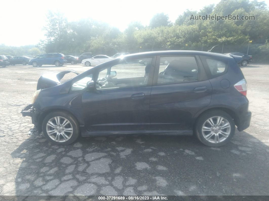 2009 Honda Fit Sport Blue vin: JHMGE88489S011205