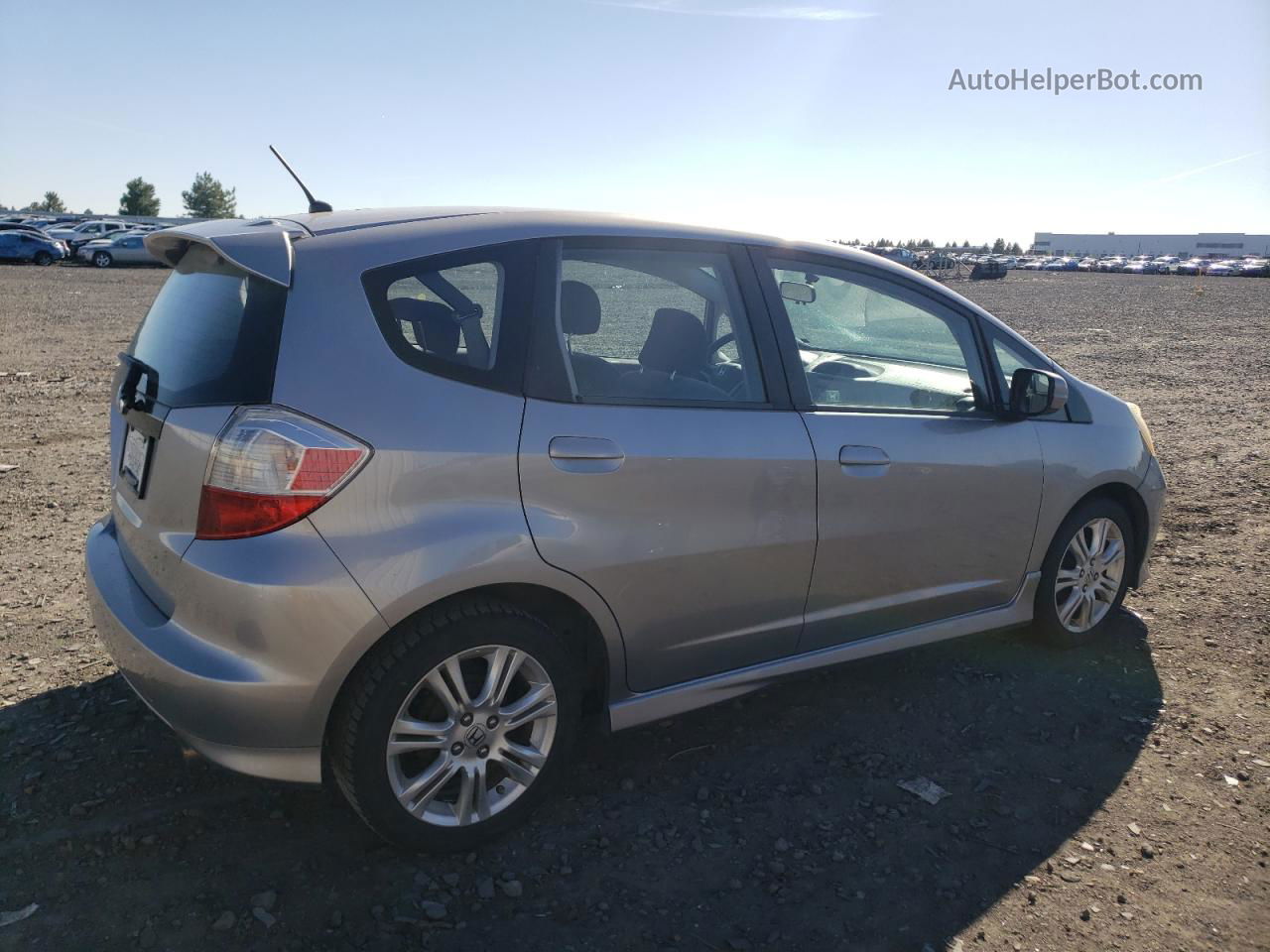 2009 Honda Fit Sport Silver vin: JHMGE88489S013763