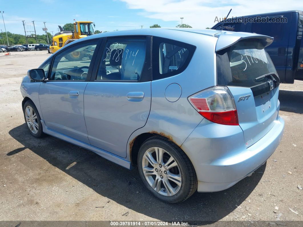 2009 Honda Fit Sport Blue vin: JHMGE88489S019935