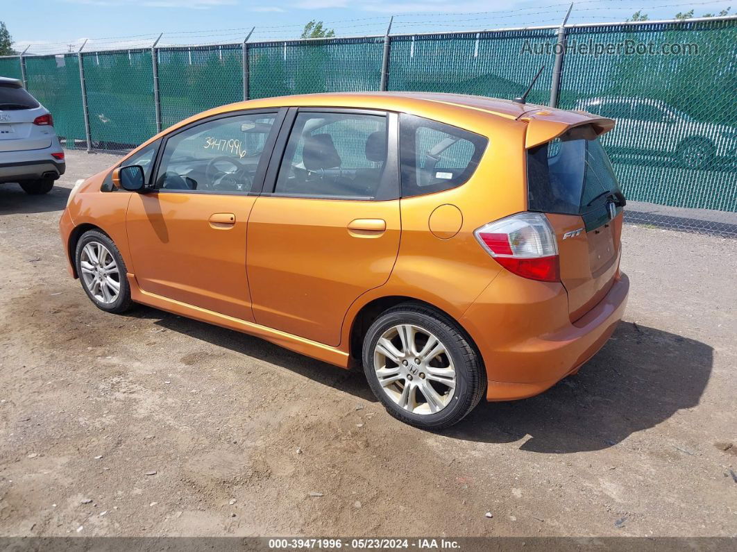 2009 Honda Fit Sport Orange vin: JHMGE88489S020969