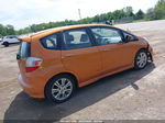 2009 Honda Fit Sport Orange vin: JHMGE88489S020969