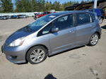 2009 Honda Fit Sport Gray vin: JHMGE88489S045659