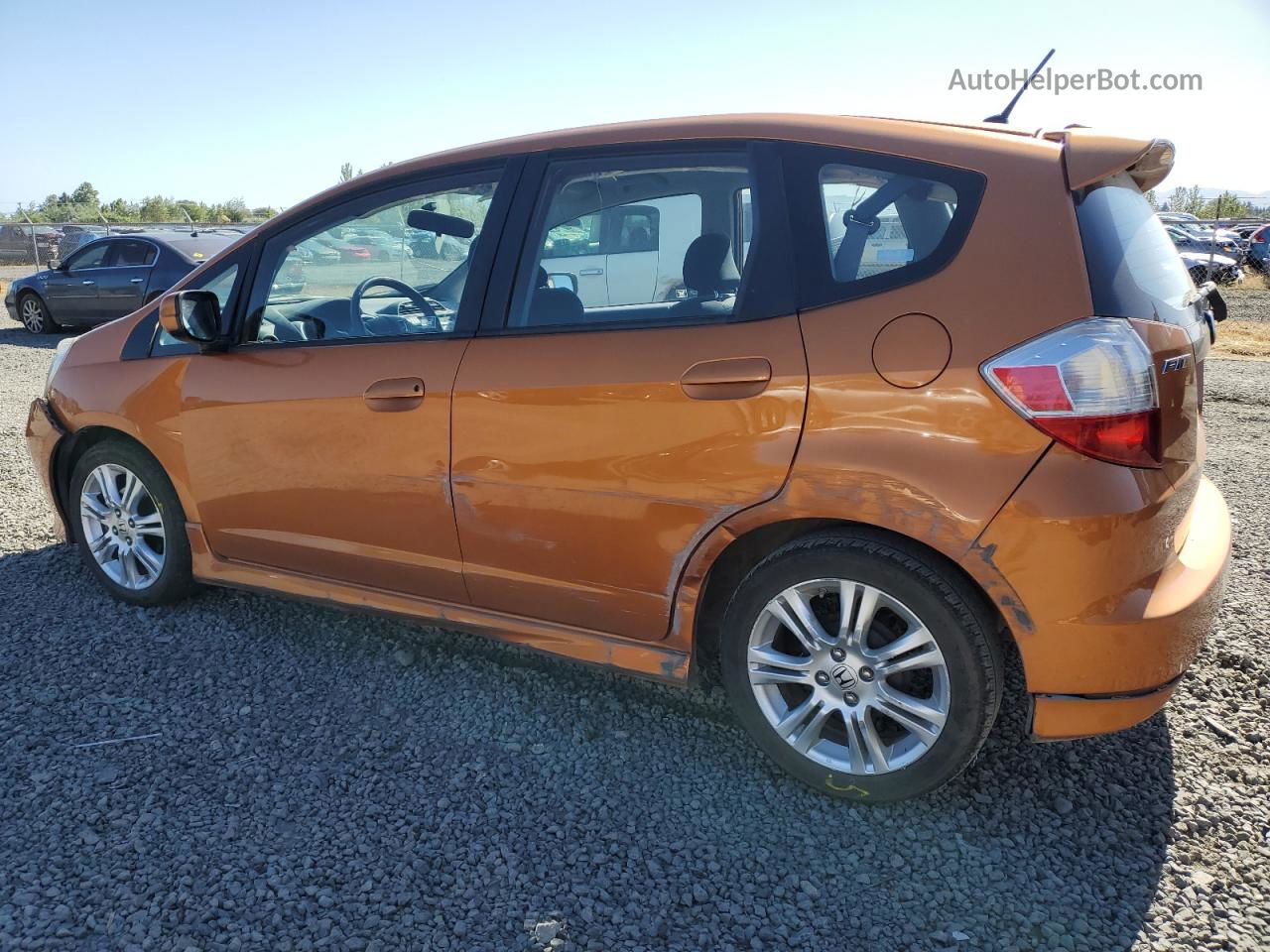 2009 Honda Fit Sport Оранжевый vin: JHMGE88489S046892