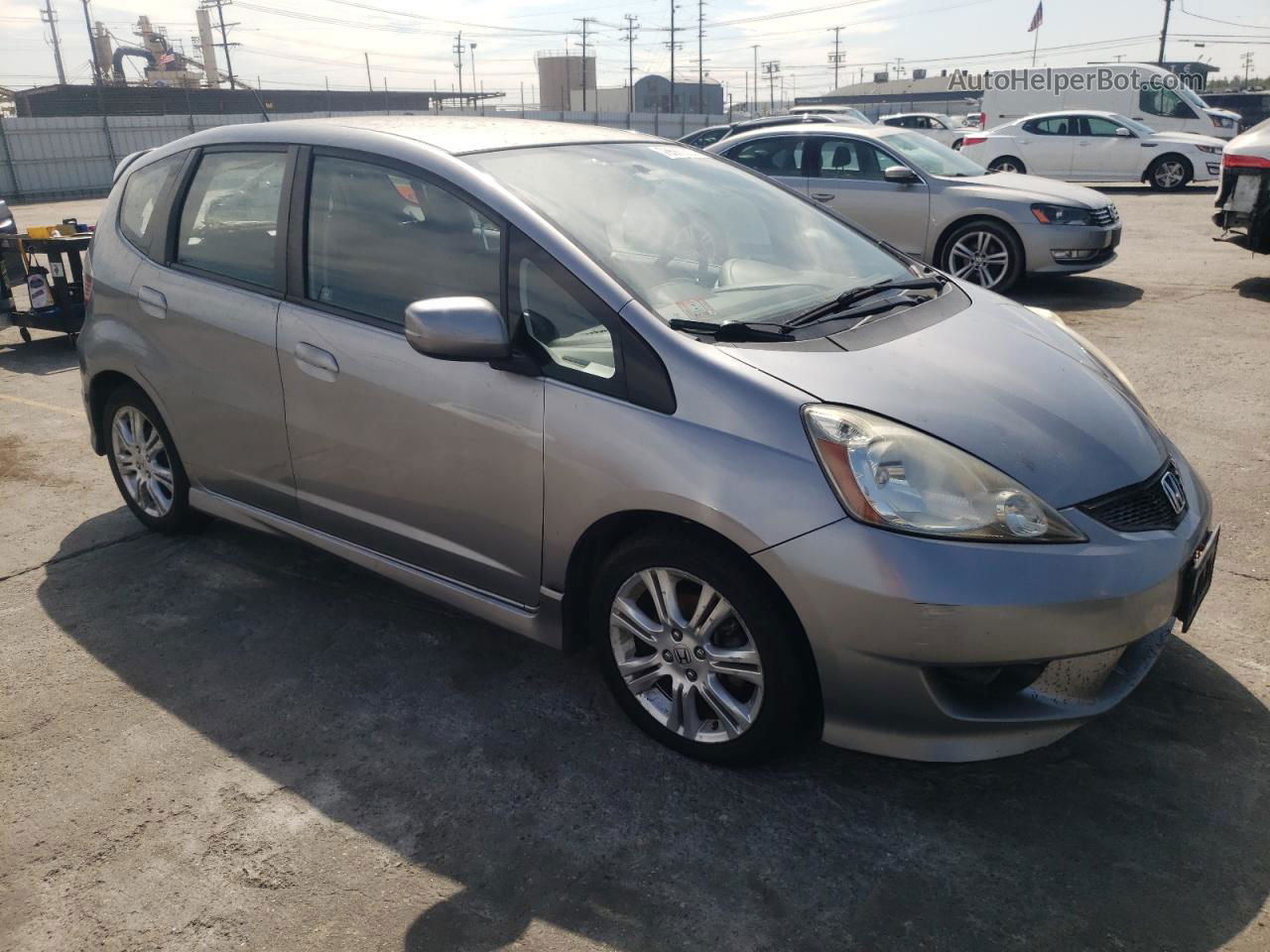 2009 Honda Fit Sport Серебряный vin: JHMGE88489S054815