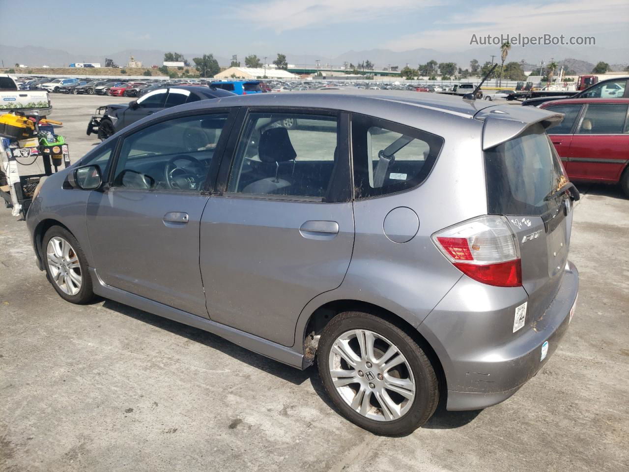 2009 Honda Fit Sport Silver vin: JHMGE88489S054815