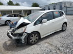 2009 Honda Fit Sport White vin: JHMGE88499S005431