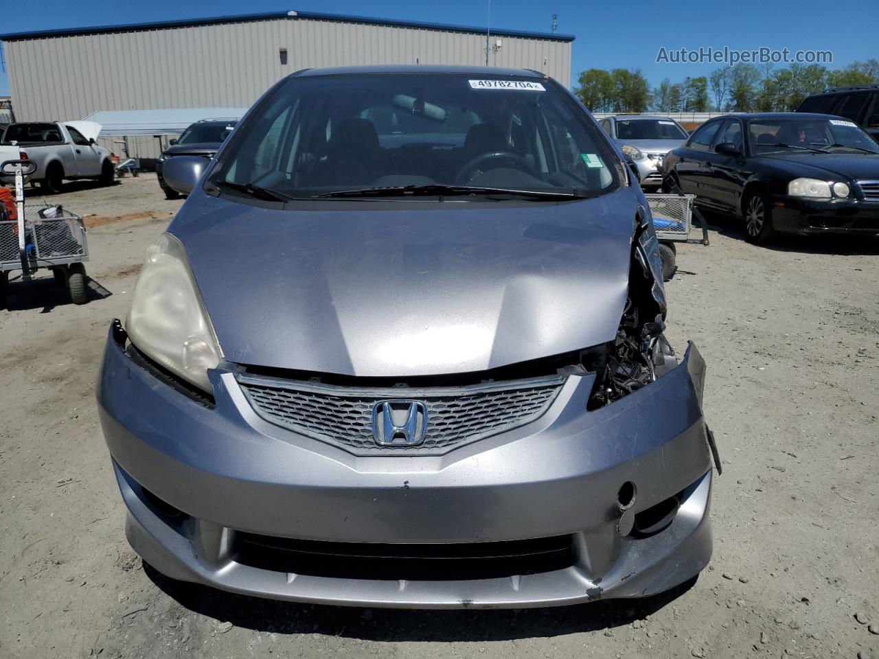 2009 Honda Fit Sport Gray vin: JHMGE88499S010323