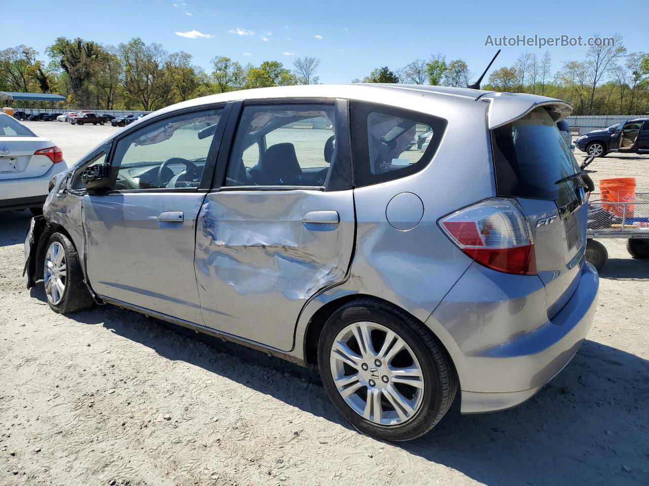 2009 Honda Fit Sport Gray vin: JHMGE88499S010323